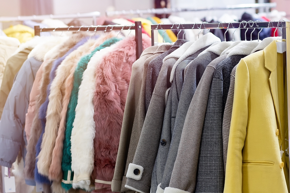 rack of jackets